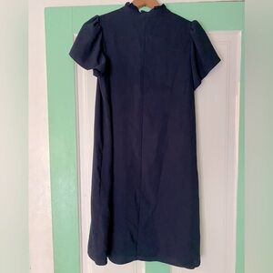 Navy blue Ann Taylor Outlet XS dress with button front above knee